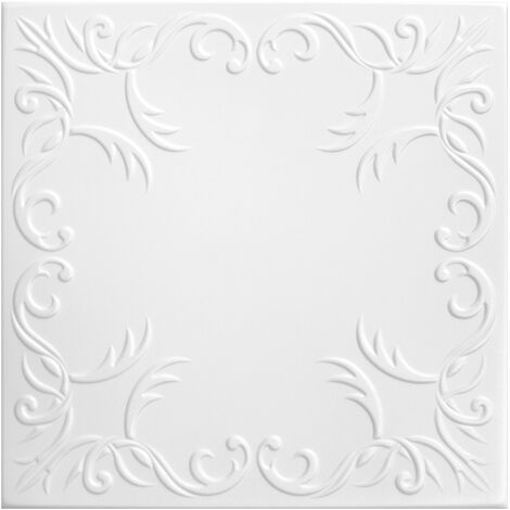 2 m² Dalles de plafond XPS dimensionnellement stable Hexim 50x50cm No.30