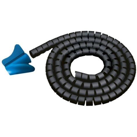 2 m guaina spiralata diam. 25 mm completa di pinza