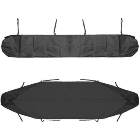2 m Sac de Protection pour Store Banne,Housse de Protection Anti-poussière pour auvent de terrasse Noir Housse de Rangement pour cour et jardin