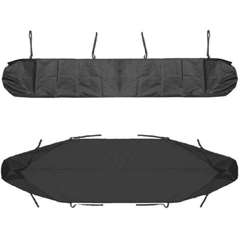 2 m Sac de Protection pour Store Banne,Housse de Protection Anti-poussière pour auvent de terrasse Noir Housse de Rangement pour cour et jardin