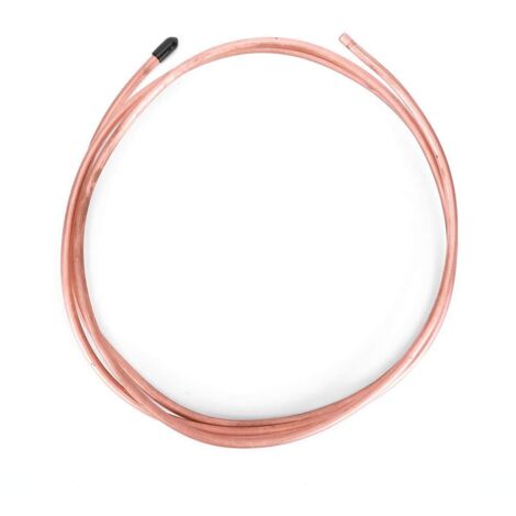 2 M Tube de cuivre souple Tuyau en cuivre Tubes à bobine souple OD 6 mm ID 4.8 mm C1100 T2 pour réfrigérateur de climatiseur