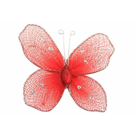 2 Magnets Papillon Kalima - Rouge