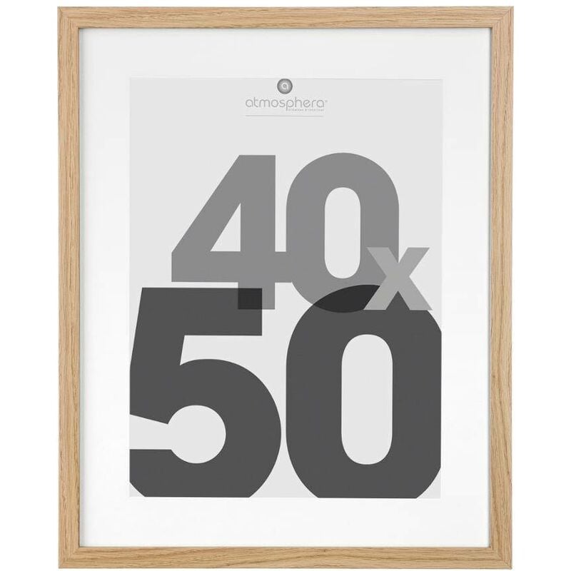 Cadre photo bois Eva bois 40x50cm Atmosphera créateur d'intérieur