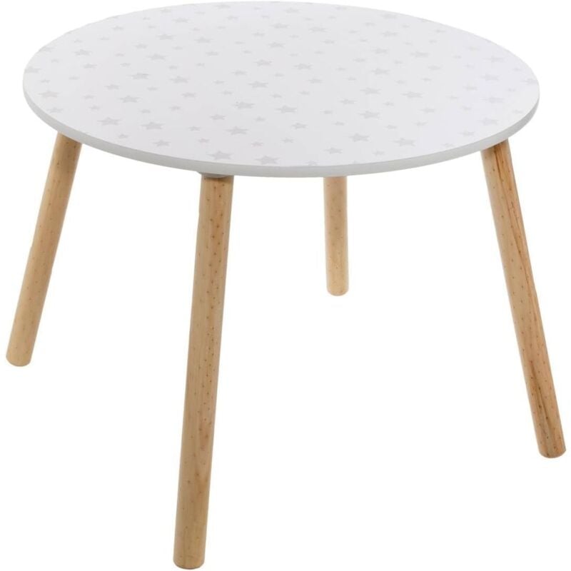 Atmosphera - Table enfant Douceur motifs D60cm créateur d'intérieur