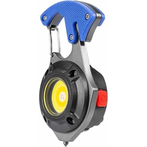 2 Mini LED porte - clés lampe de poche, lampe à LED super résistance, lampe de travail LED rechargeable étanche