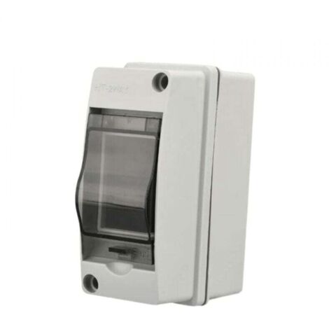 2 Modules, ABS de Surface en Plastique,Coffret Electrique Etanche Exterieur IP65, Boite de Boitier Etanche Electrique Exterieur, Armoire de Contrôle, Coffret Modulaire Boitier de Jonction (2 Way)