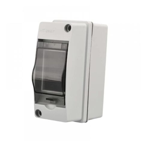 2 módulos, superficie de plástico ABS, caja eléctrica impermeable para exteriores IP65, gabinete de control, caja de conexiones modular (2 vías)