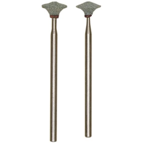 2 Mole a Gambo in carburo di silicio per vetro e ceramica ø8 mm - Codolo ø2,35 mm - 28272