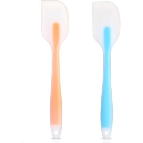 2 morceaux de spatule de cuisson en silicone, spatule de beurre de crème à gâteau