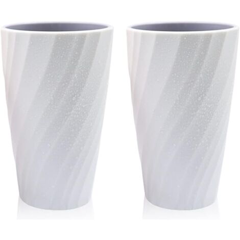 2 morceaux de tasse de bain de bouche (gris)