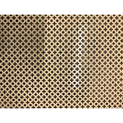 IDROWEB Lamiera forata per termosifone oro. Prezzo per 1 metro quadro (1x1 m.)