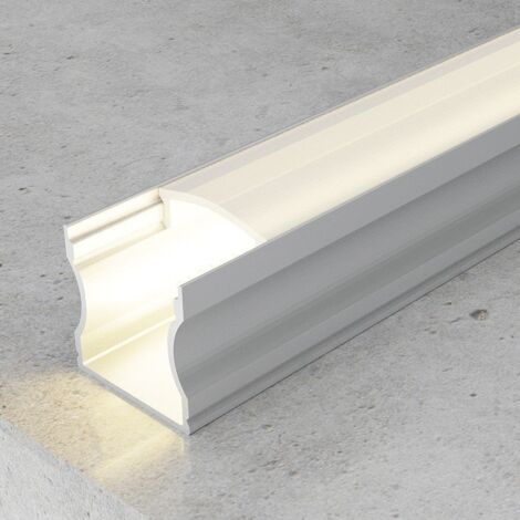 2 Mtr Perfil alto Superficie 2000X17,2HX14,40 mm aluminio gris