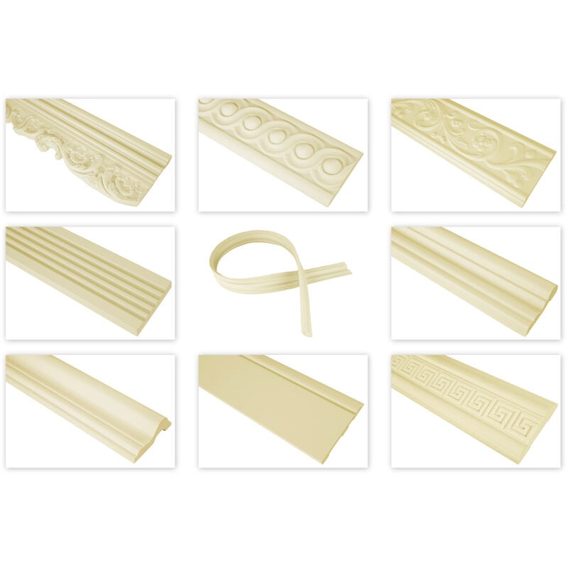 2 mètres profilé plat PU flexible Grand Decor grand choix CR Flexi: CR707.FLEXI