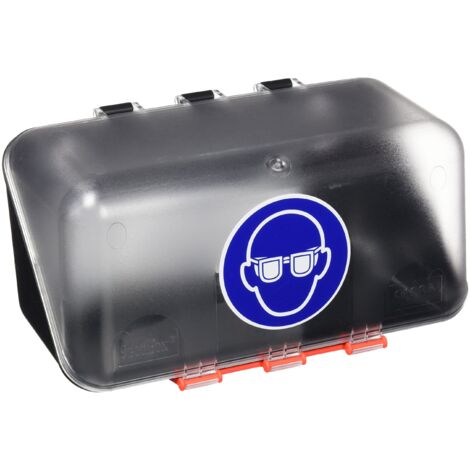 2 Neolab 6055 scatola per occhiali di sicurezza – chiaro mini