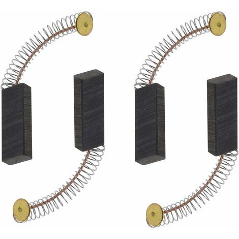 2 Paar Motorkohlebürsten 6x11x30mm für Drehwinkelschleifer, Kreisbohrmaschine, elektrische Bohrmaschine, Ersatzteile, Ersatzzubehör, Schwarz und Gold
