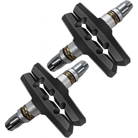 2 Paar Premium-Fahrradbremsbeläge, professionelle V-Brake-Bremsbeläge für Mountainbikes, Fahrradbremsblock-Set