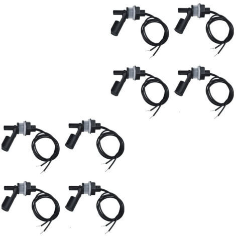 2 Pack 10m 250V 16A Flotteur interrupteur pour pompe immergée rond