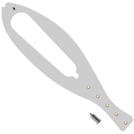 2-Pack Bloque-Porte Réglable avec Sangle - Barrière pour Chats et Petits Animaux, Éloigne les Chiens de la Litière et de la Zone de Nourriture (Blanc)
