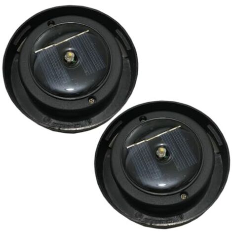 2 Pack de remplacement de lumière solaire, 3.2 Pièces de lumière solaire de remplacement étanche, Remplacement à LED blanc chaud Panneau solaire pour les lumières extérieures, décor de bricolage.