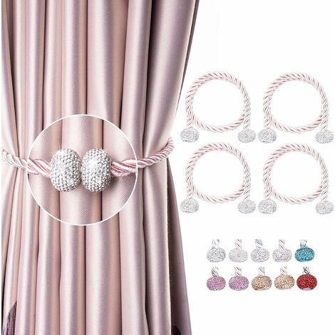  Curtain Tiebacks, 2 Pack Magnetic Curtain Tiebacks Star Moon  Curtain tie Back Curtain holdbacks Magnetic Curtain Clips Curtain tie Backs  Curtain Clips Holder for Window Draperies Hold Curtains Drape : Home