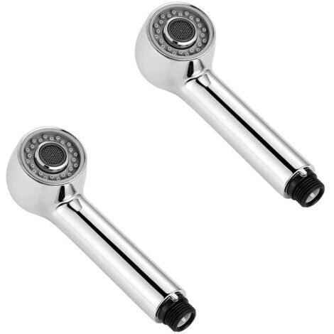 2 pack Douchette de Robinet Chromé Douche d'Evier avec 2 Types de Jet Tête de Douche pour Robinet Mitigeur Cuisine