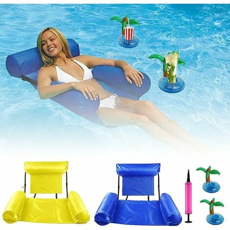 TD® Bouée gonflable piscine hamac gonflable matelas chaise