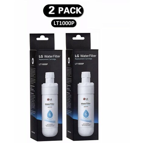 2 Pack (LT1000P) Refrigerator Filter, Refrigerator Water Filter