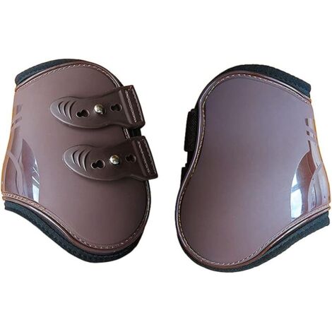 2 Pack Neoprene Horse Hind Shoe Boots with Pad for Horse Leg Protection