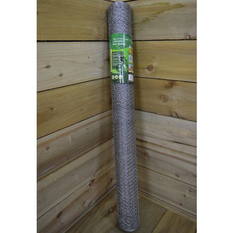2 Pack of 10m Galvanised Metal Chicken Garden Wire Netting / Fencing