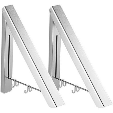 2 Pack Portable Folding Invisible Hangers For Drying Coats, Clothes