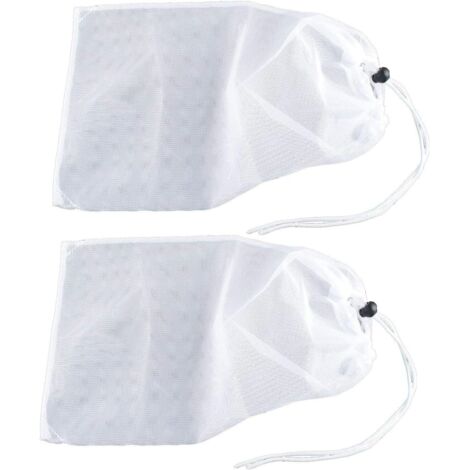 2 Pack Replacement Bags for Pool Leaf Vacuum/Leaf Collector/Leaf Shredder/Leaf Sweeper/Leaf Master with Cord Lock
