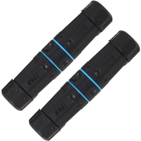 2 Pack Shielded RJ45 Connector Waterproof IP68 Cat5/5e/6 8P8C Ethernet LAN Female to Female Network Adapter Outdoor