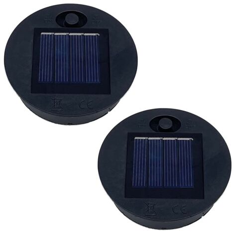 2 Pack Solar Lights Replacement Top for Lanterns, (2.76 Inch)