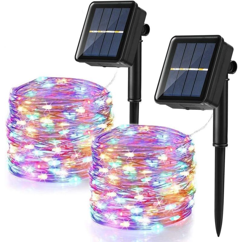 Image of 2 Pack] Solar String Lights Outdoor,&hellip;