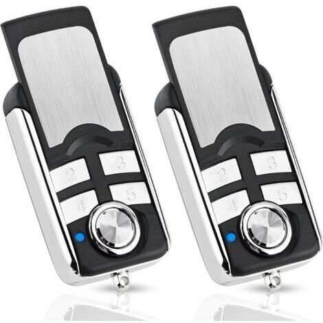 2 Pack Télécommande Émetteur Manuel Remplacement pour HORMANN HSE4-868-BS, HSE2-868-BS, HS4-868-BS, Compatible avec HORMANN BiSecur SupraMatic ProMatic Opérateurs