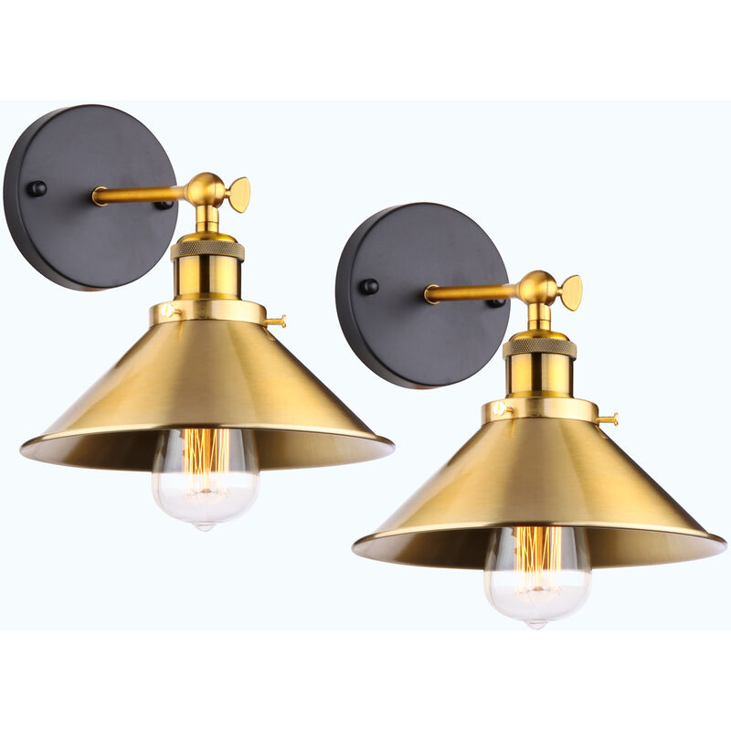 Image of 2 Pack Wall Light Industrial Vintage&hellip;