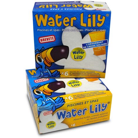 2 Pack. Water Lily zur Reinhaltung der Wasseroberfläche (= 12 Stk.)