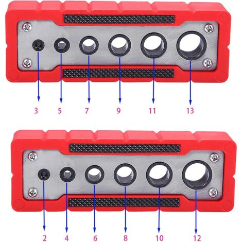2 Pack Wood Dowel Drill Guide Jig Kit
