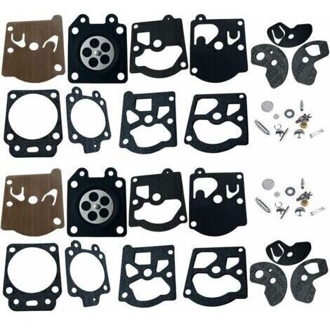 2 Packs Carbu Kit de Réparation, Membrane et Joints Pour Carburateur Walbro K10-WAT WA & WT Séries Stihl 028 FS40 FS44 FS85 Dolmar 103 105 108 111 Husqvarna Poulan McCulloch Partner Echo etc.