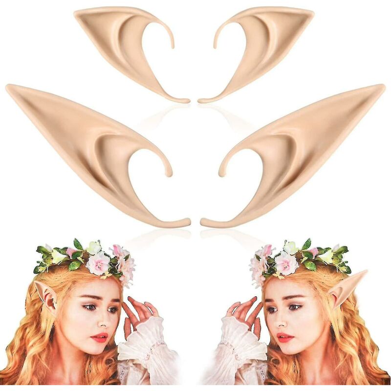 FVO - 2 paia di orecchie da fata da vampiro elfico...