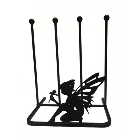 2 Pair Boot Rack - Fairy - Steel - L29 x W39 x H48 cm - Black