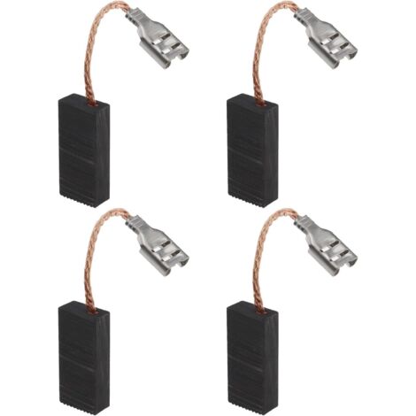 2 paires Balais de Charbon de Tondeuse à Gazon Compatible avec Bosch Rotak 320 ER 32-12 Pièces de Rechange de Moteur Électrique de Tondeuse à Gazon 6.3x11.3x24mm