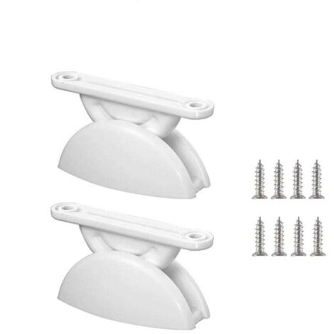 2 Paires Bloc Porte Caravane en Plastique Bloque Porte Camping Car Butée de Porte Camping Car Retenue de Porte Caravane T Forme Arret de Porte Camping Car pour Cargo Remorque RV Bateaux