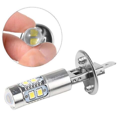 2 paires d'ampoules de phares LED H1 blanc xénon, feux de route/croisement, sans erreur Canbus, 6500K - AquaForge