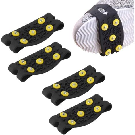 2 paires de couvre-chaussures antidérapants pour crampons d'escalade
