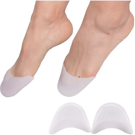 CREA 2 paires de protège-orteils en Gel de Silicone souple, couvre-orteils, coussinets métatarsiens, 4 pièces