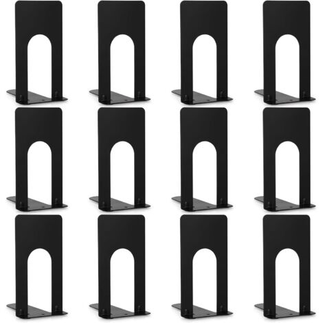 2 Paires Serre Livre- 10x13.2x7cm, Noir