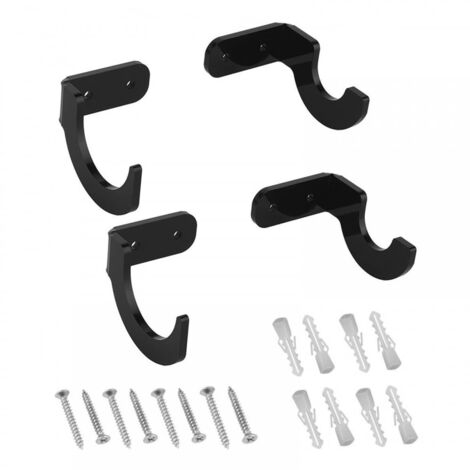 2 Paires Supports Muraux pour Batte Baseball, Présentoir Multifonctionnel Muraux pour Batte Baseball en Acrylique avec Vis Cachées pour L'affichage