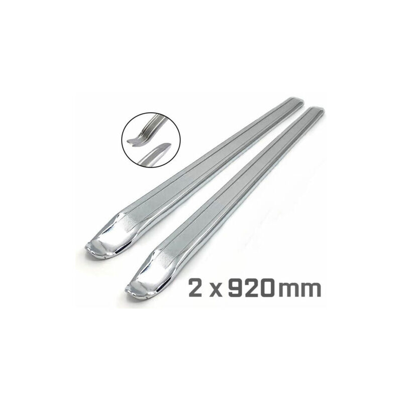 

2 Palancas para desmontar neumaticos y ruedas 920 mm. Desmontables rueda