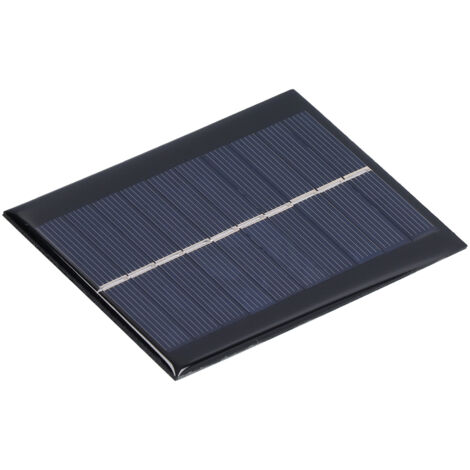 2 Panneaux Solaires Polysilicium 100x70mm 1W 5V pour Chargeur de Batterie et Alimentation Électronique